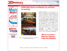 Tablet Screenshot of damfi.com